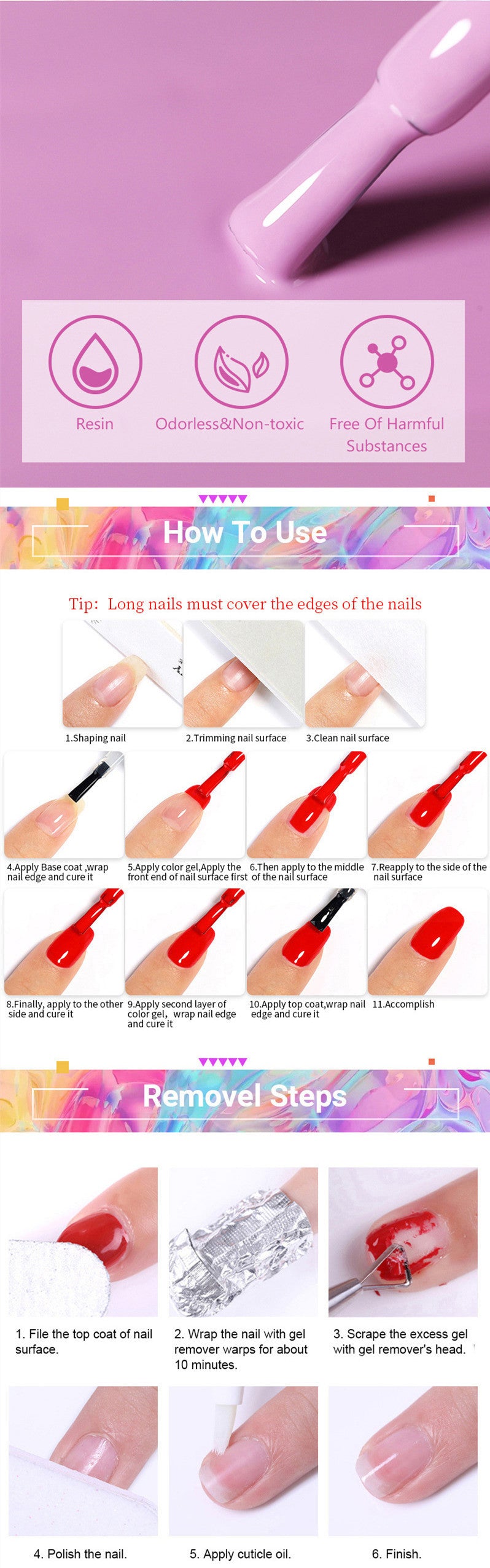 Removable Phototherapy Nail Polish Removable Phototherapy Nail Polish